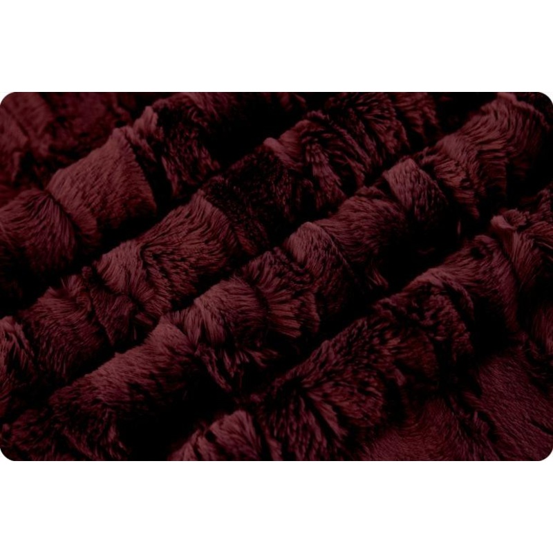 60″ Wide Luxe Cuddle Willow Black Cherry