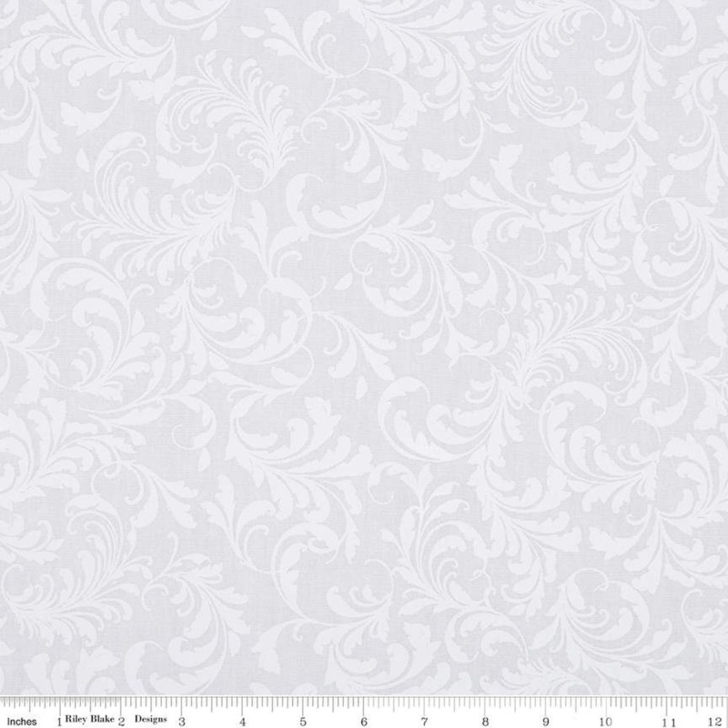 Achromatic Dance Daisy Leafy Sprig