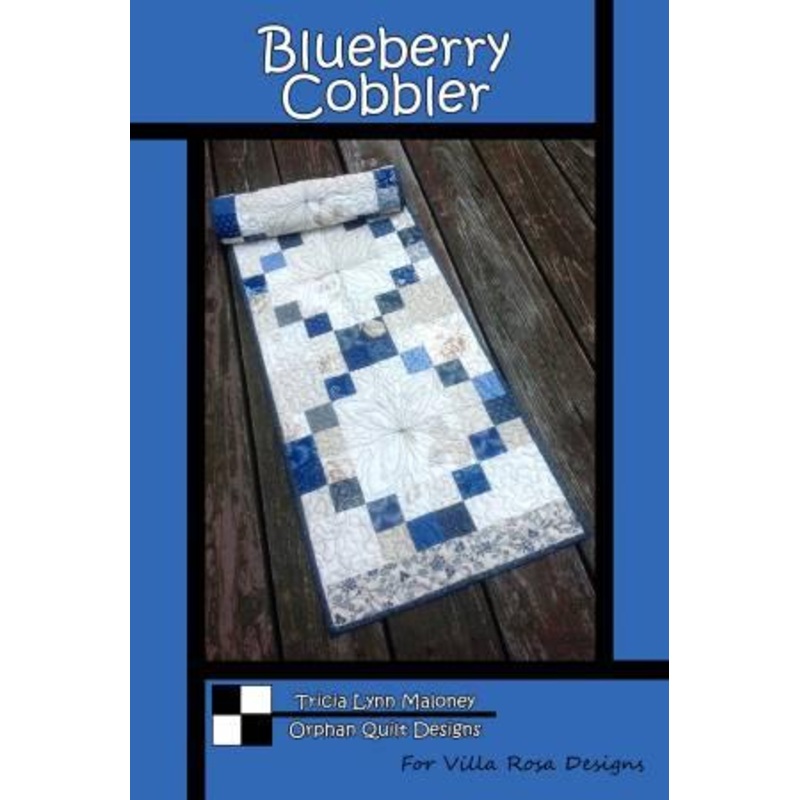 Blueberry Cobbler Table Runner Pattern