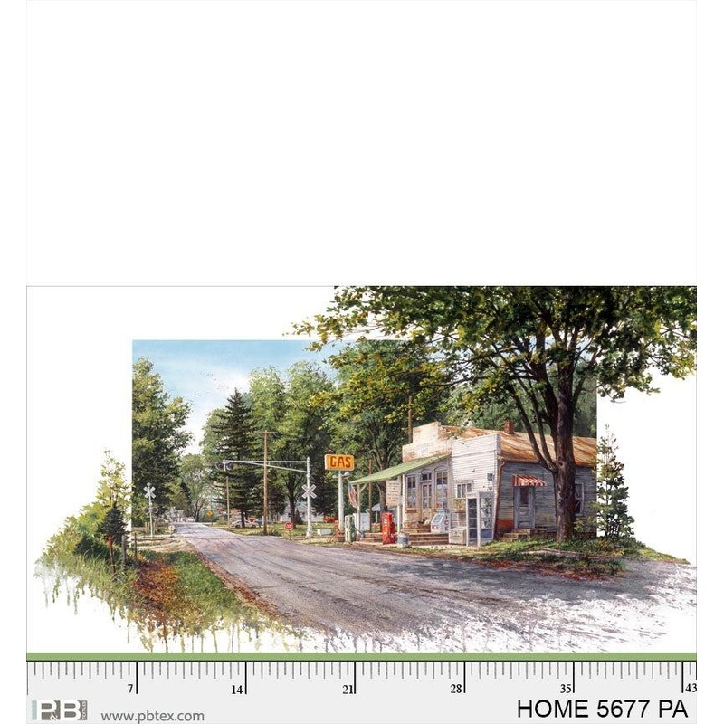 Hometown Gas Station Panel