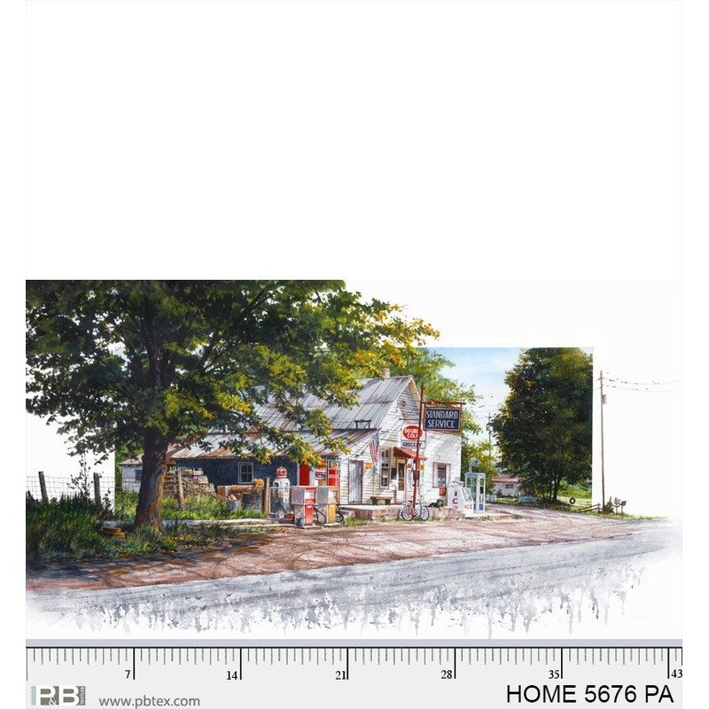 Hometown Service Station Panel