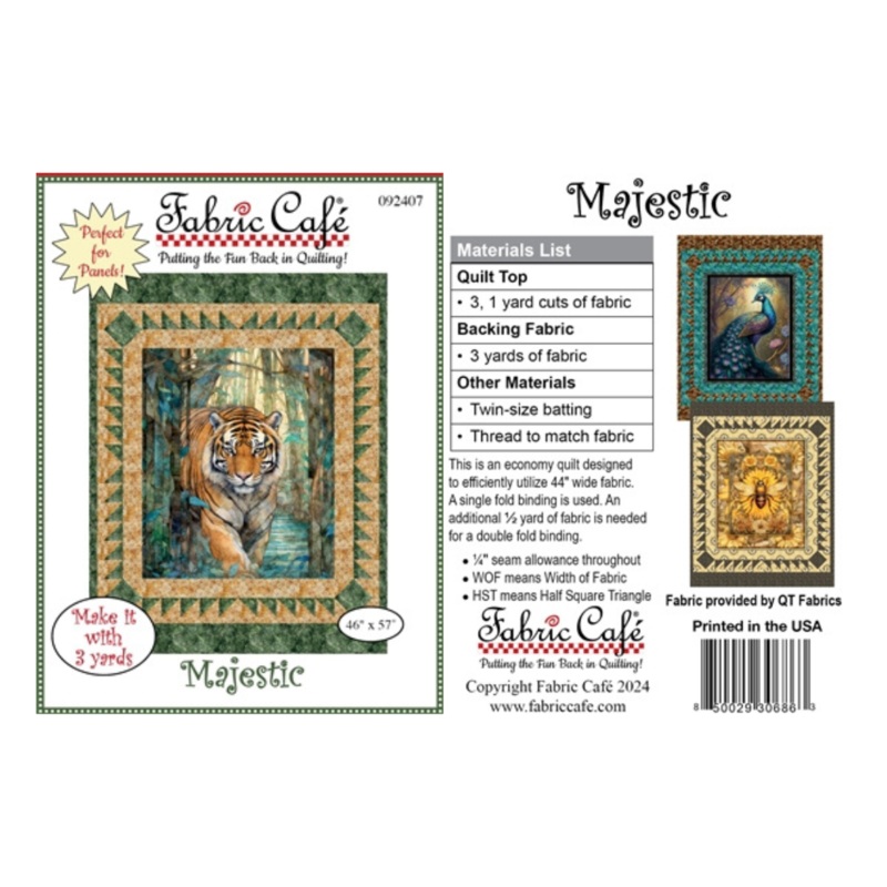 Majestic 3-Yard Quilt Pattern