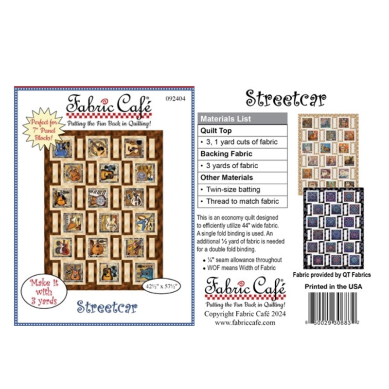 Streetcar 3-Yard Quilt Pattern