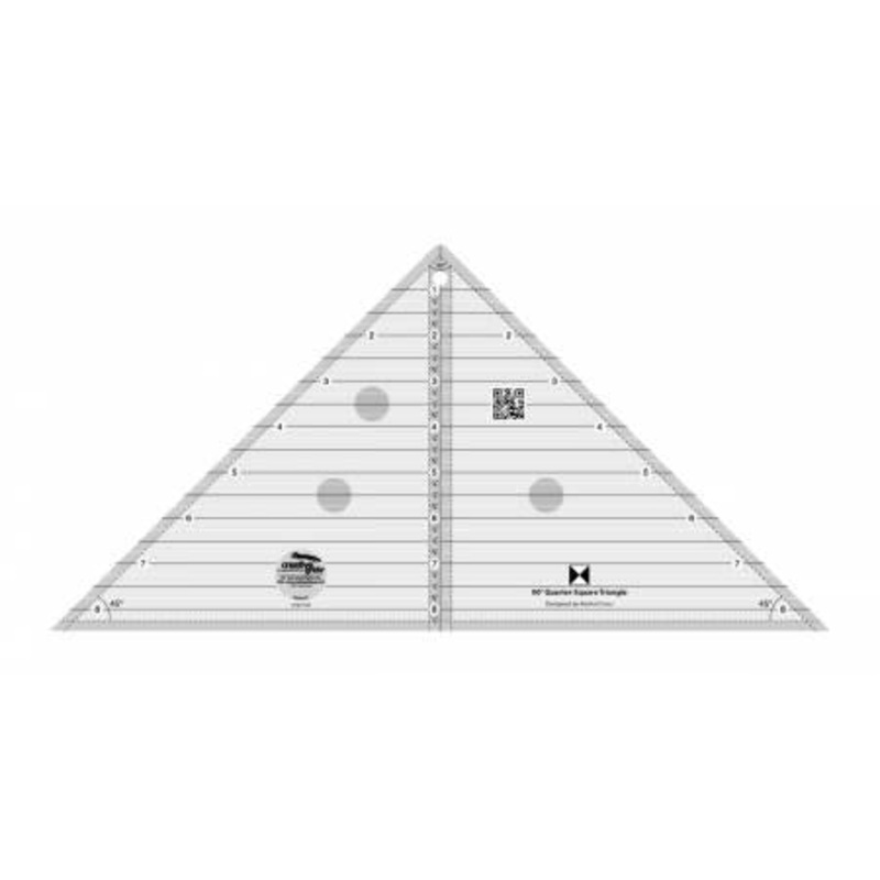 Creative Grids 90 Degree Quarter-Square Triangle Quilt Ruler