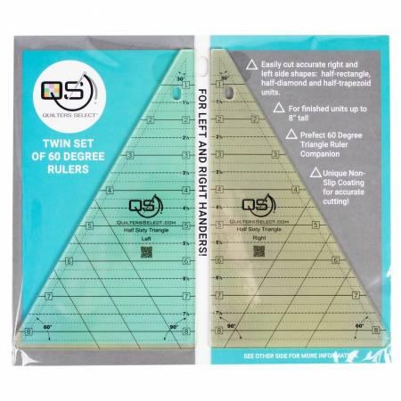 Quilter’s Select Twin Set of 60 Degree Triangle 8.5″