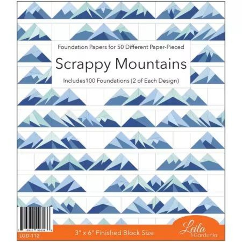 Scrappy Mountains Foundation Paper Piecing Pad