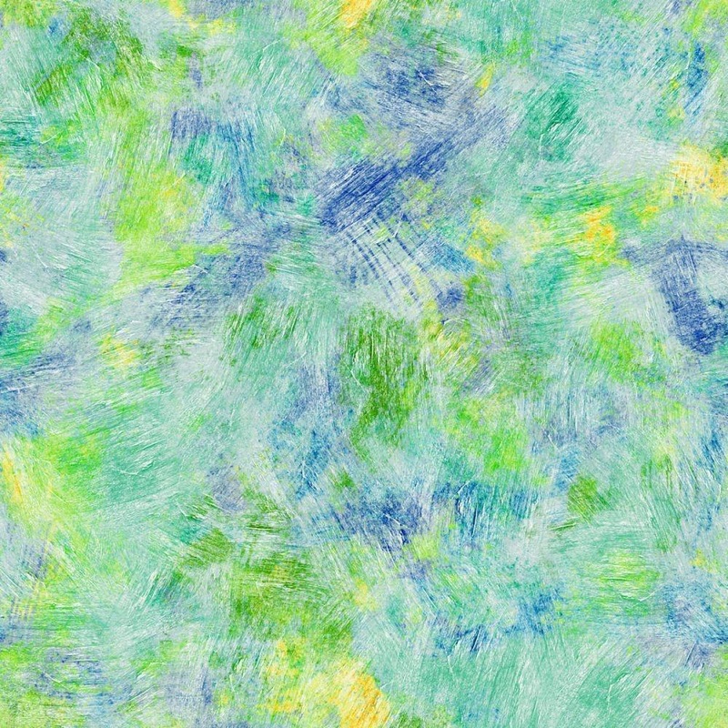 108″ Wide Brush Strokes Green Multi