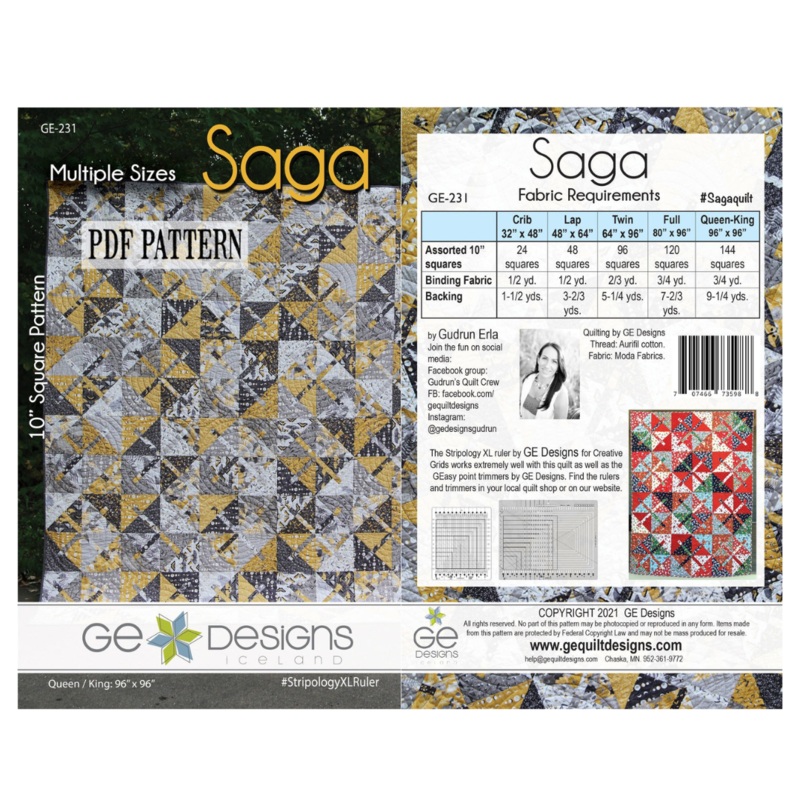 Saga Quilt Pattern