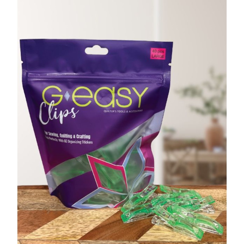 G Easy Organizing Clips Large Green