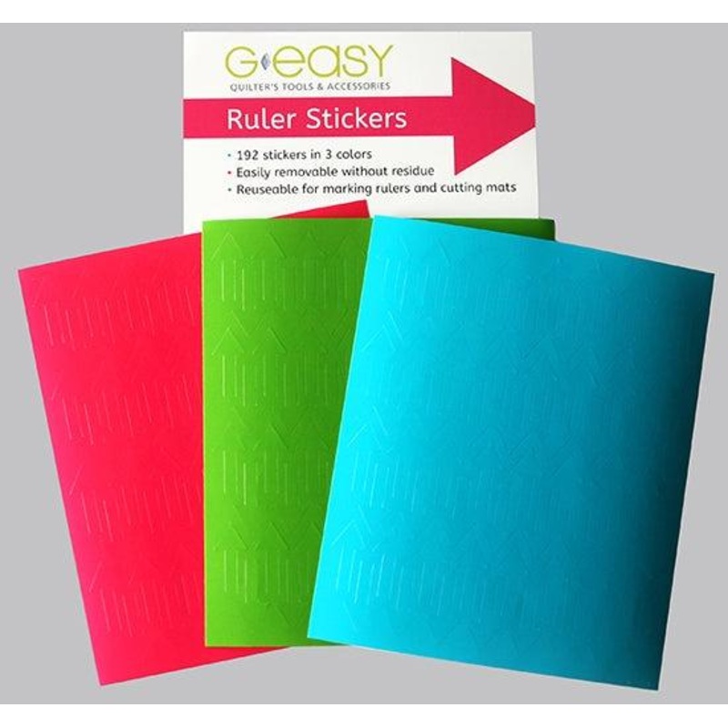 G Easy Ruler Stickers Tropical Brights Palette