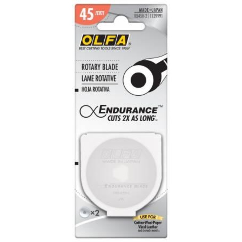 Olfa Endurance Rotary Replacement (2) Blades