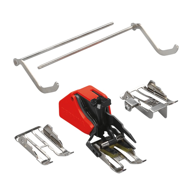 Bernina #50 Three-sole Walking Foot with Seam Guide Special Edition Red