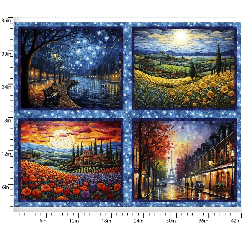 C’est Magnifique Panel Multi 36″ x 23″