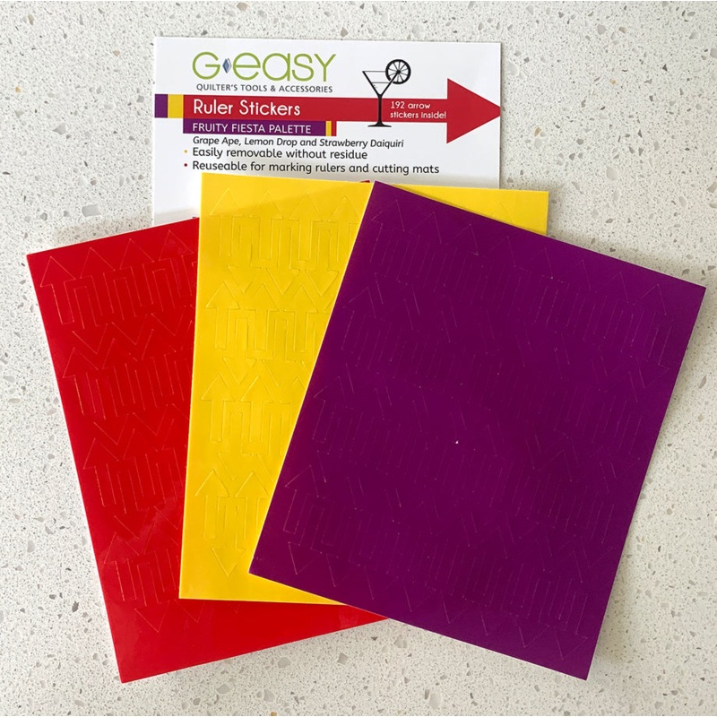 G Easy Ruler Stickers Fruity Fiesta Palette