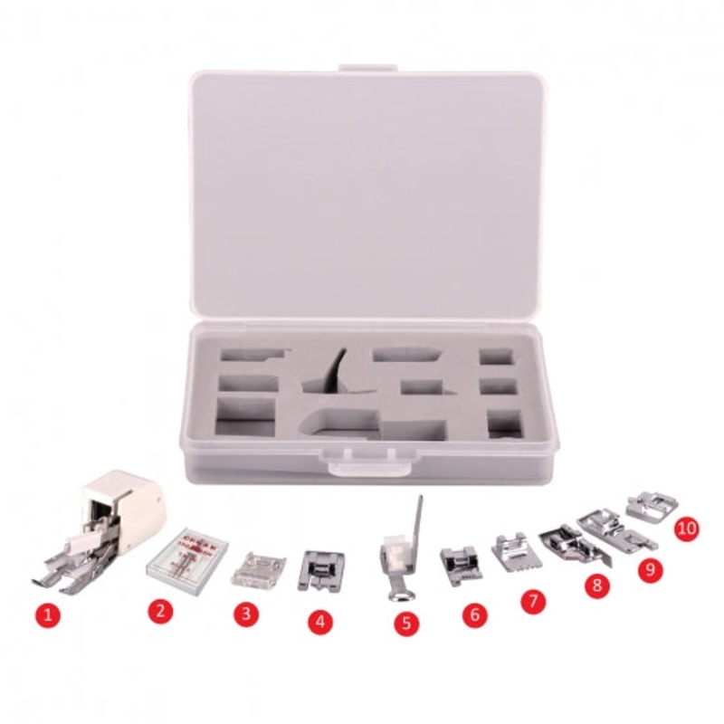 Necchi 10 Piece Presser Feet Kit