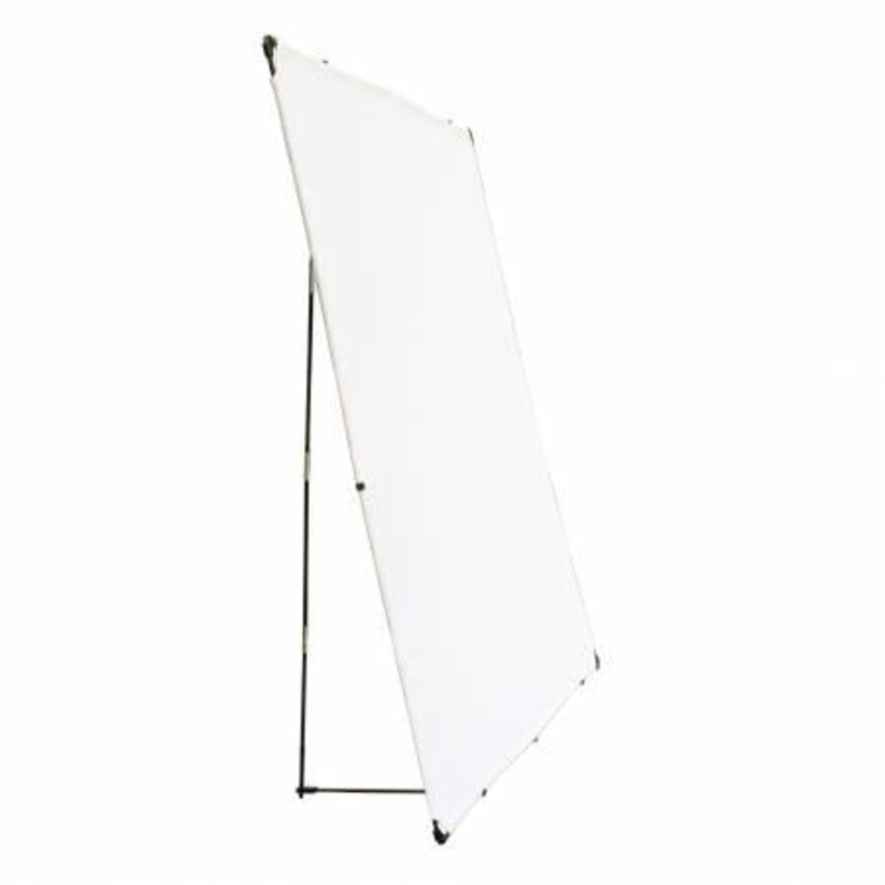 Portable Design Wall 72in Square White
