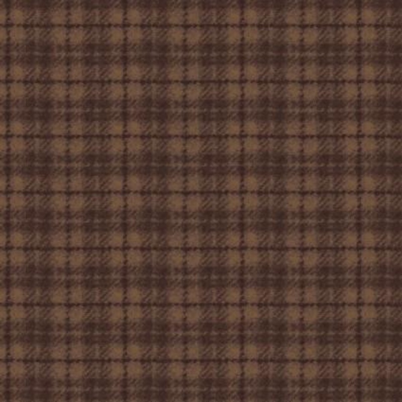 Woolies Flannel Brown Plaid