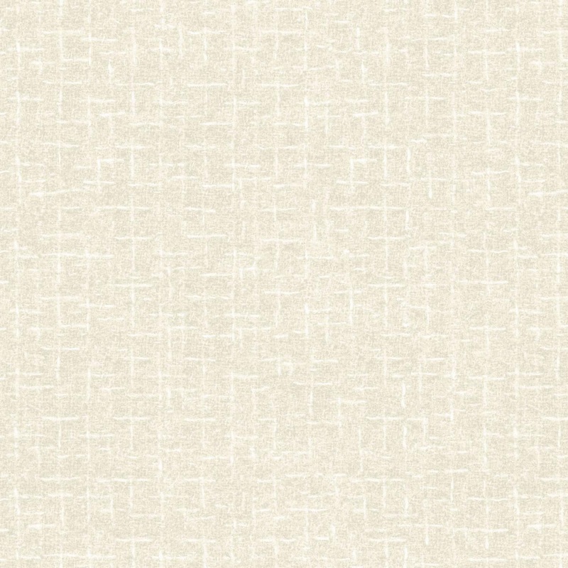 Woolies Flannel Cream Crosshatch
