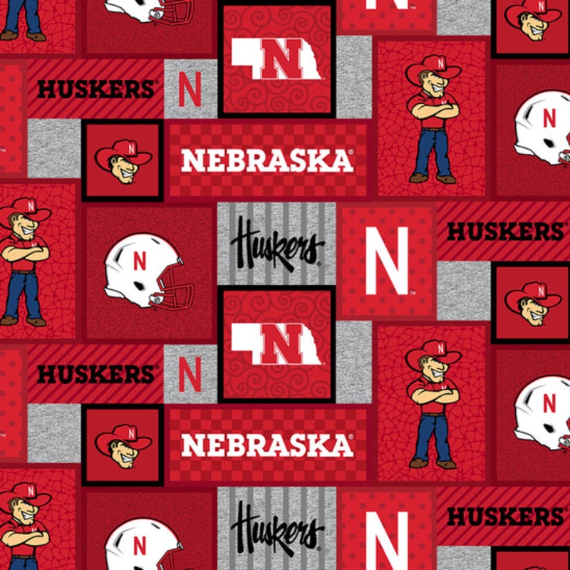 University of Nebraska College Patch Fleece