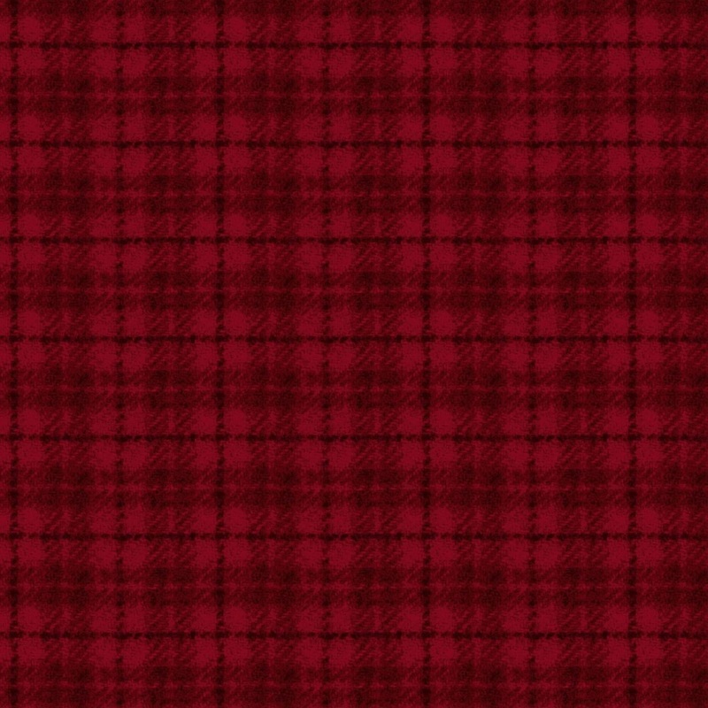 Woolies Flannel Plaid Red