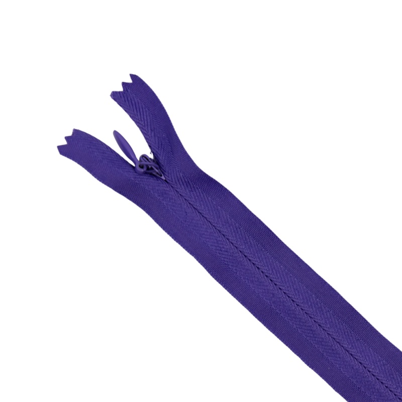 22″ Invisible Zipper Purple