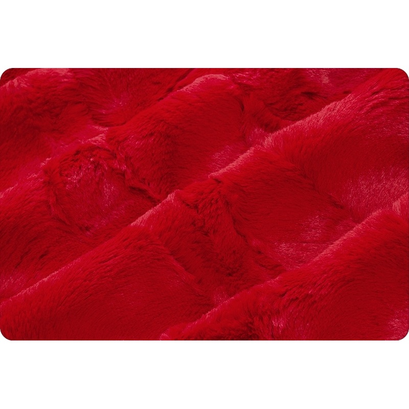 60″ Wide Luxe Cuddle Hide Cardinal