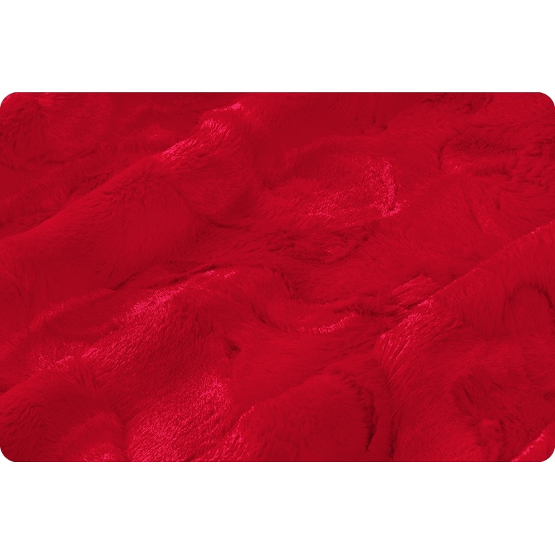 60″ Wide Luxe Cuddle Hide Red