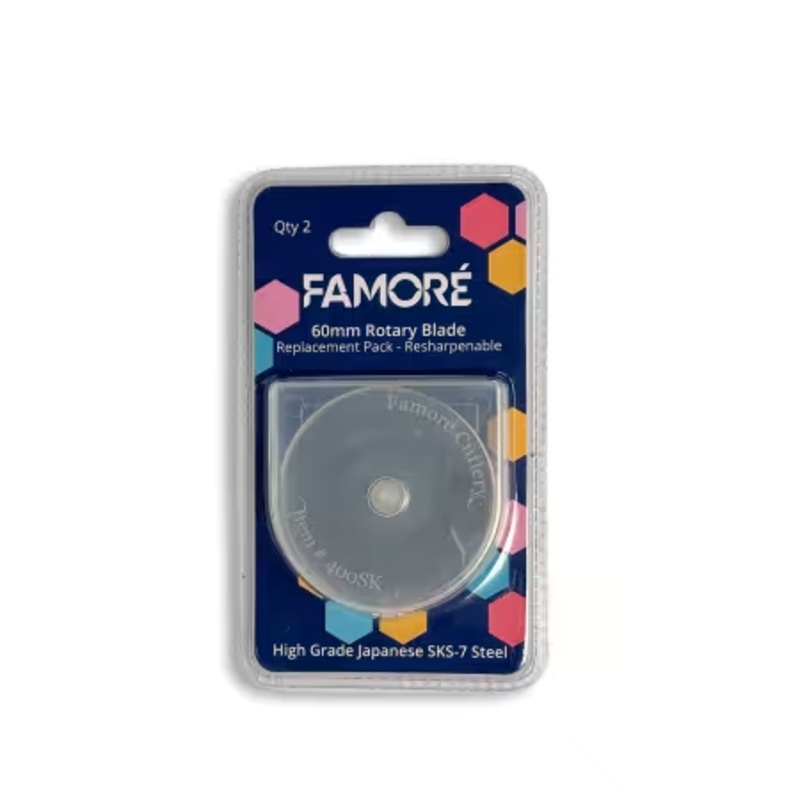 Famore 60mm Rotary Blade Replacement – 2pk