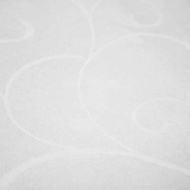 JULIETA SCROLL JACQUARD TABLING 000 WHITE