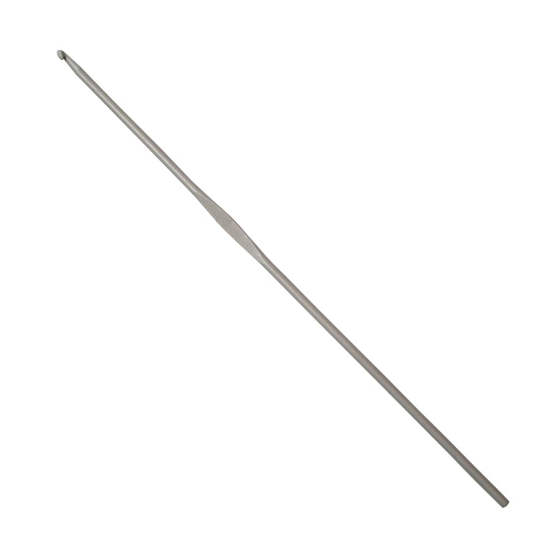 15CM CROCHET HOOKS – ALUMINUM 3MM 000 GREY