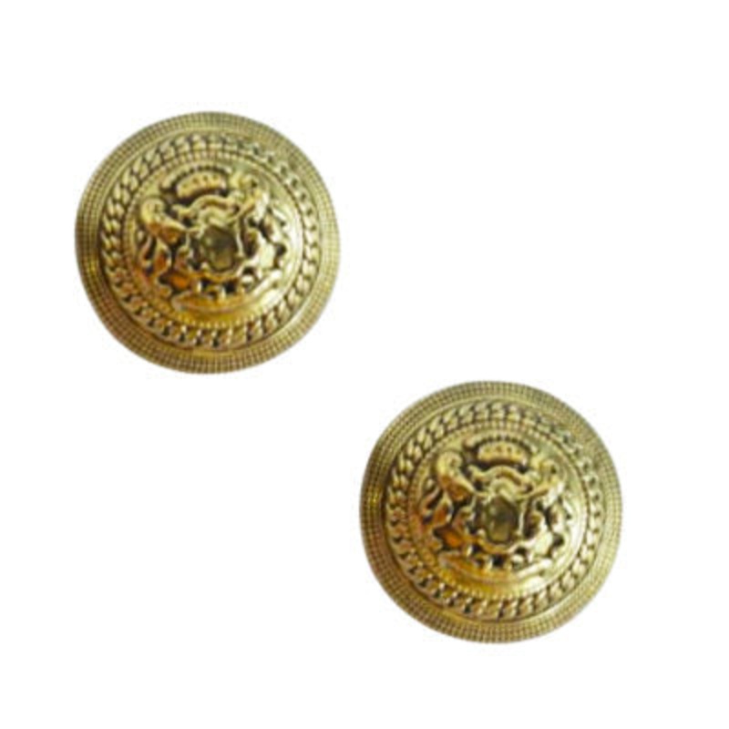 MILITARY BUTTON – 16MM 167 ANTIQUE GOLD