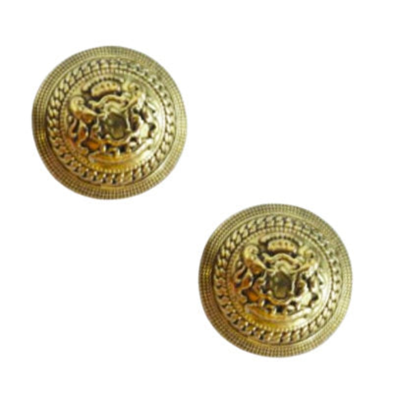 MILITARY BUTTON – 2MM 167 ANTIQUE GOLD