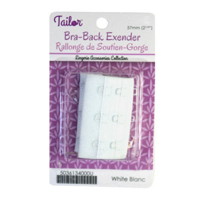 57MM BRA-BACK EXTENDER  WITHOUT ELASTIC 000 WHITE