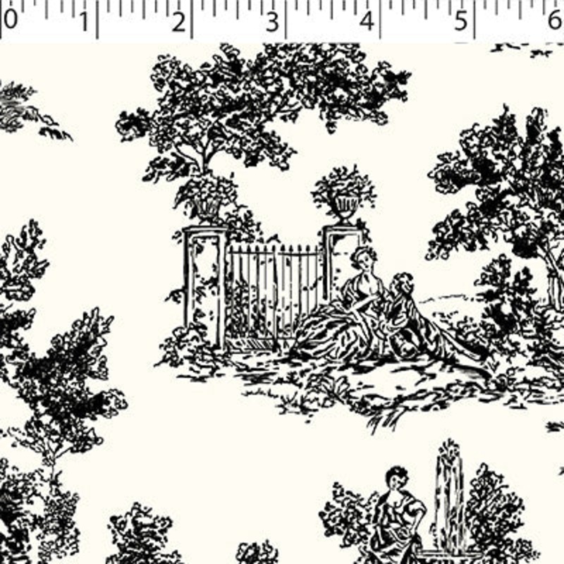 PROVENCE COORDINATES – PROVENCE TOILE 001 EBONY