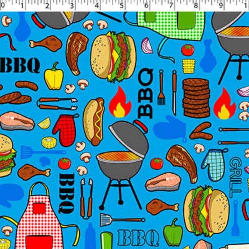 BACKYARD BBQ – BBQ PARTY 001 BLUE