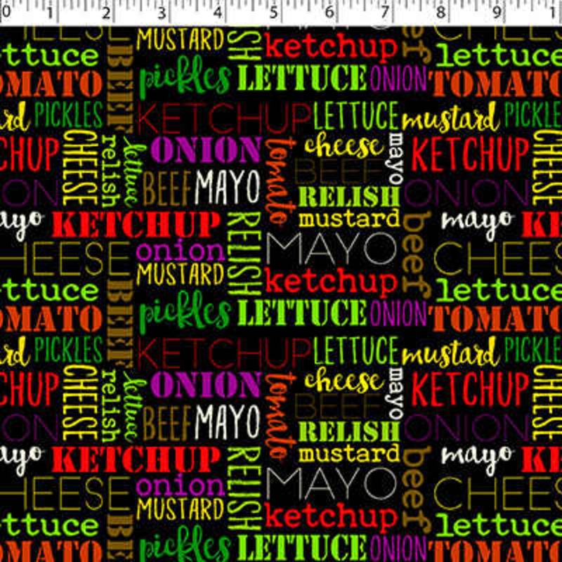 BACKYARD BBQ – BBQ TOPPINGS 008 BLACK