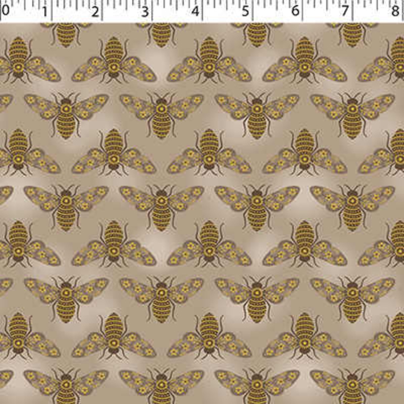 BEE-DAZZLE – FLORAL BEES 001 GOLD