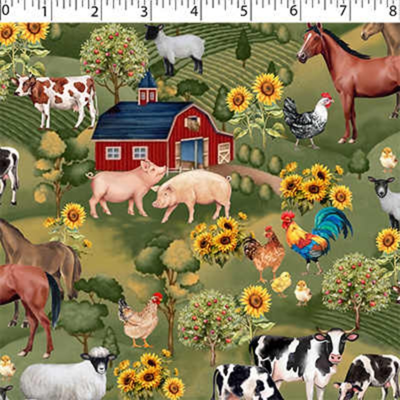 0649201 COUNTRY FARM – FARMYARD 001 GREEN