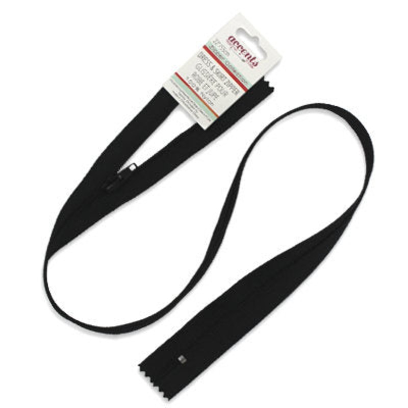 DRESS & SKIRT ZIPPER 22 INCH 000 WHITE