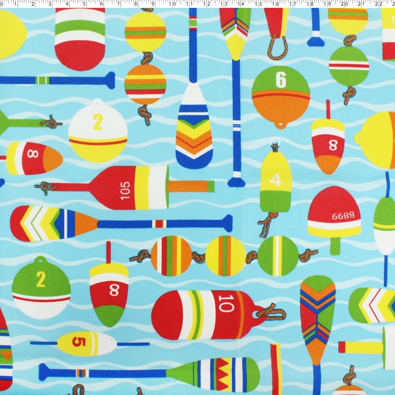 OUTDOOR PRINTS – BEACH BUOYS 325 RED