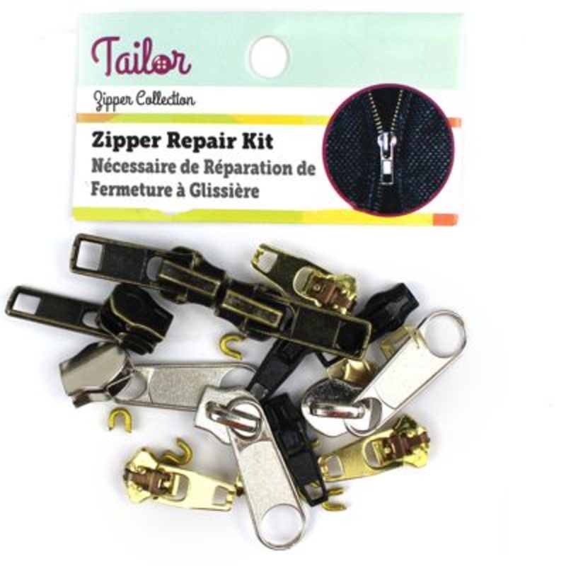 LARGE OUTDOOR ZIPPER REPAIR KIT 000 ASSORTED