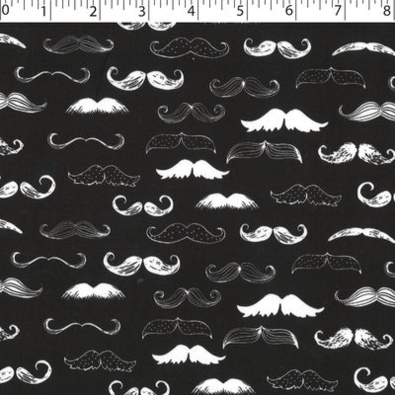 0649143 Barber Shop – Moustaches 002 BLACK