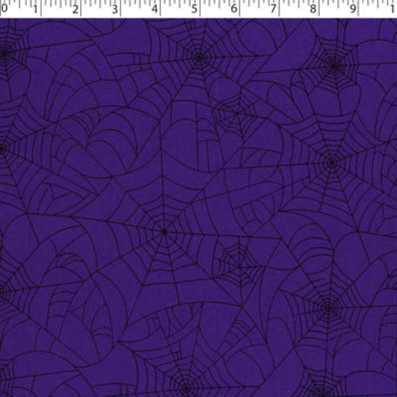 SPOOKY NIGHTS – HALLOWEEN COBWEBS 004 PURPLE
