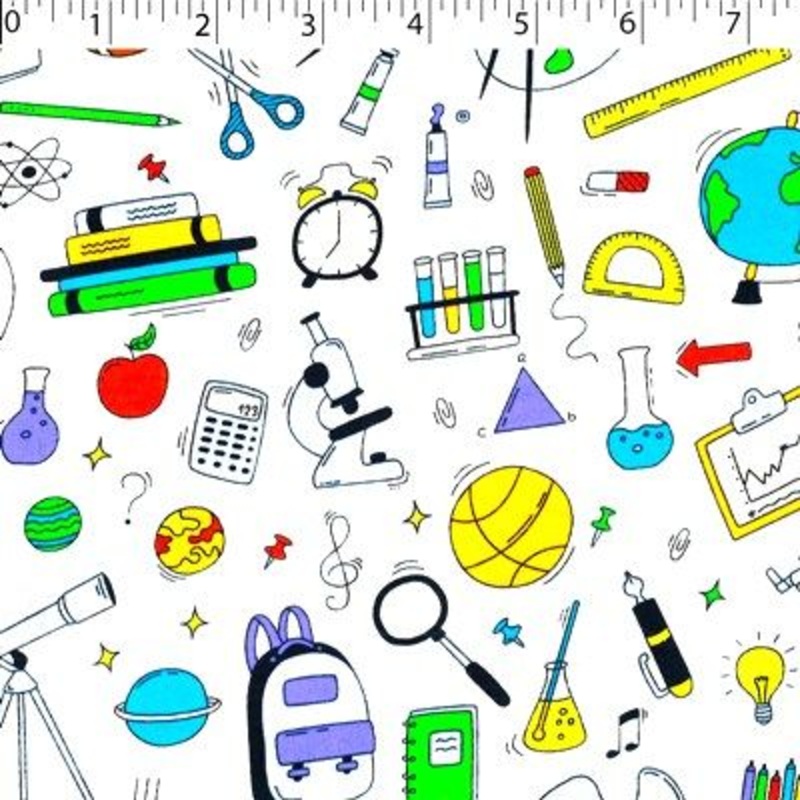 SCHOOL DAYS – TEACHING TOOLS 008  WHITE