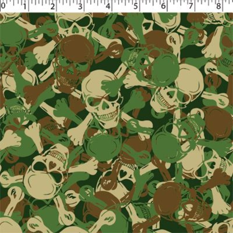 CAMO NOVELTIES – CAMO SKULLS 005 JUNGLE