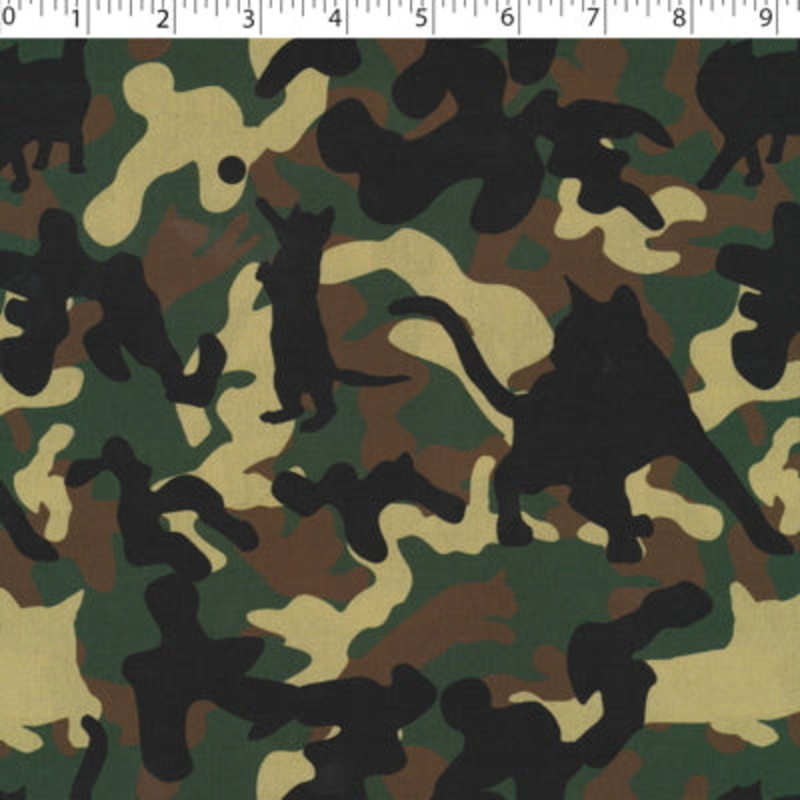 CAMO NOVELTIES – CAT CAMO 002 WOODLAND