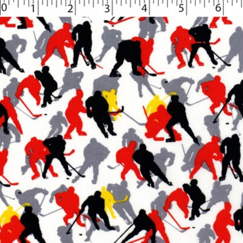 TEAM SPORTS – HOCKEY SILHOUETTE 031 WHITE