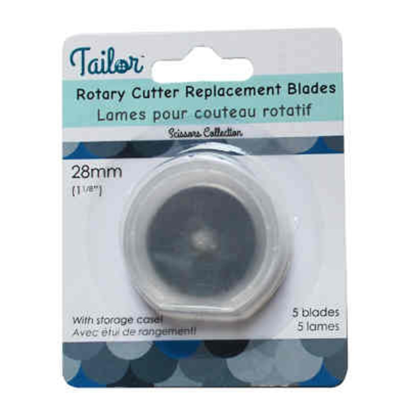 TAILOR REPLACEMENT BLADE ROTARY CUTTER 28MM WITH BOX