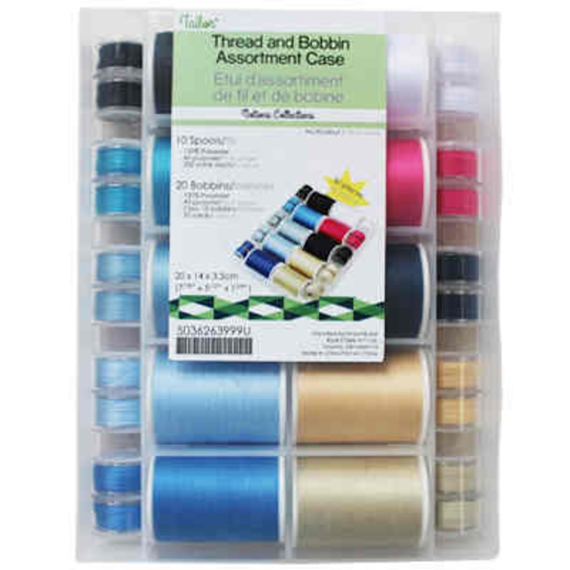 THREAD AND BOBBIN ASSORTMENT STORAGE CASE