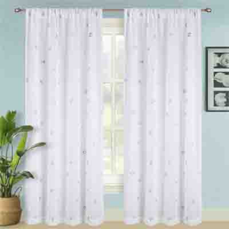 AC1044B Letters Rod Pocket Panel 52″x 96″ (package contains 1 panel) PALE BLUE